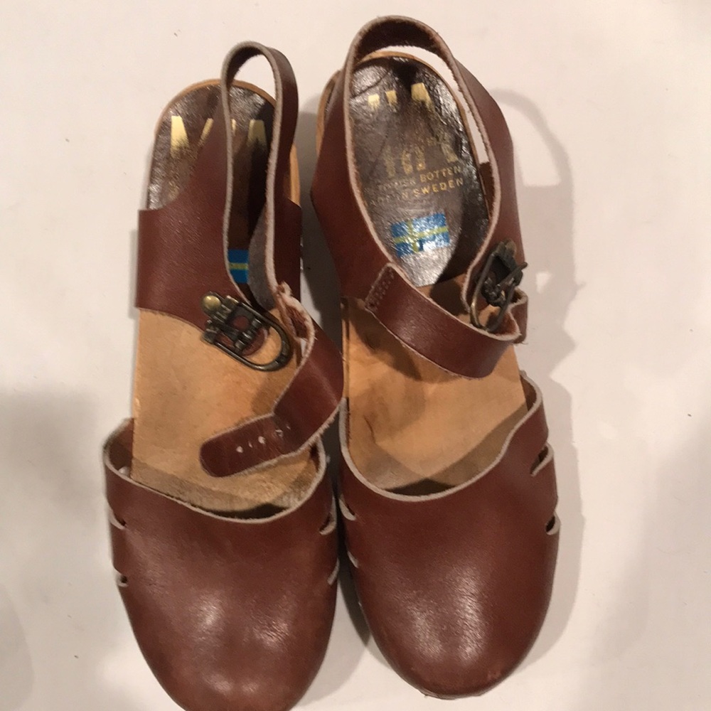 Mia Made in Sweden size 36, brown leather